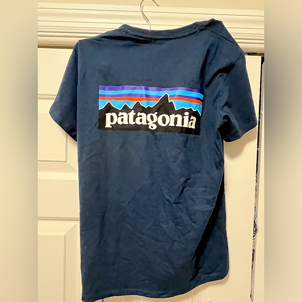 Navy Patagonia tee